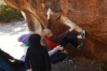 Bouldering in Hueco Tanks on 12/24/2018 with Blue Lizard Climbing and Yoga

Filename: SRM_20181224_1129090.jpg
Aperture: f/3.5
Shutter Speed: 1/400
Body: Canon EOS-1D Mark II
Lens: Canon EF 50mm f/1.8 II