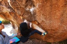 Bouldering in Hueco Tanks on 12/24/2018 with Blue Lizard Climbing and Yoga

Filename: SRM_20181224_1129590.jpg
Aperture: f/4.0
Shutter Speed: 1/160
Body: Canon EOS-1D Mark II
Lens: Canon EF 16-35mm f/2.8 L