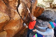 Bouldering in Hueco Tanks on 12/24/2018 with Blue Lizard Climbing and Yoga

Filename: SRM_20181224_1130430.jpg
Aperture: f/4.0
Shutter Speed: 1/200
Body: Canon EOS-1D Mark II
Lens: Canon EF 16-35mm f/2.8 L
