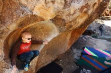 Bouldering in Hueco Tanks on 12/24/2018 with Blue Lizard Climbing and Yoga

Filename: SRM_20181224_1136210.jpg
Aperture: f/5.6
Shutter Speed: 1/160
Body: Canon EOS-1D Mark II
Lens: Canon EF 16-35mm f/2.8 L