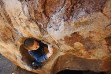 Bouldering in Hueco Tanks on 12/24/2018 with Blue Lizard Climbing and Yoga

Filename: SRM_20181224_1140010.jpg
Aperture: f/5.6
Shutter Speed: 1/200
Body: Canon EOS-1D Mark II
Lens: Canon EF 16-35mm f/2.8 L