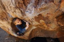 Bouldering in Hueco Tanks on 12/24/2018 with Blue Lizard Climbing and Yoga

Filename: SRM_20181224_1140030.jpg
Aperture: f/5.6
Shutter Speed: 1/250
Body: Canon EOS-1D Mark II
Lens: Canon EF 16-35mm f/2.8 L