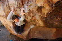 Bouldering in Hueco Tanks on 12/24/2018 with Blue Lizard Climbing and Yoga

Filename: SRM_20181224_1147110.jpg
Aperture: f/5.6
Shutter Speed: 1/200
Body: Canon EOS-1D Mark II
Lens: Canon EF 16-35mm f/2.8 L