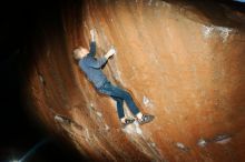 Bouldering in Hueco Tanks on 12/24/2018 with Blue Lizard Climbing and Yoga

Filename: SRM_20181224_1250210.jpg
Aperture: f/8.0
Shutter Speed: 1/250
Body: Canon EOS-1D Mark II
Lens: Canon EF 16-35mm f/2.8 L