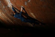 Bouldering in Hueco Tanks on 12/24/2018 with Blue Lizard Climbing and Yoga

Filename: SRM_20181224_1346530.jpg
Aperture: f/8.0
Shutter Speed: 1/250
Body: Canon EOS-1D Mark II
Lens: Canon EF 16-35mm f/2.8 L