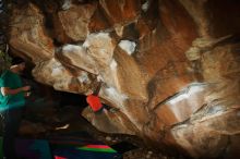 Bouldering in Hueco Tanks on 12/24/2018 with Blue Lizard Climbing and Yoga

Filename: SRM_20181224_1432060.jpg
Aperture: f/8.0
Shutter Speed: 1/250
Body: Canon EOS-1D Mark II
Lens: Canon EF 16-35mm f/2.8 L