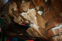 Bouldering in Hueco Tanks on 12/24/2018 with Blue Lizard Climbing and Yoga

Filename: SRM_20181224_1432160.jpg
Aperture: f/8.0
Shutter Speed: 1/250
Body: Canon EOS-1D Mark II
Lens: Canon EF 16-35mm f/2.8 L