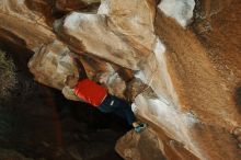 Bouldering in Hueco Tanks on 12/24/2018 with Blue Lizard Climbing and Yoga

Filename: SRM_20181224_1434240.jpg
Aperture: f/8.0
Shutter Speed: 1/250
Body: Canon EOS-1D Mark II
Lens: Canon EF 16-35mm f/2.8 L