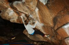 Bouldering in Hueco Tanks on 12/24/2018 with Blue Lizard Climbing and Yoga

Filename: SRM_20181224_1436010.jpg
Aperture: f/8.0
Shutter Speed: 1/250
Body: Canon EOS-1D Mark II
Lens: Canon EF 16-35mm f/2.8 L