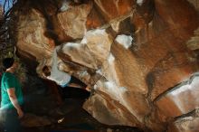 Bouldering in Hueco Tanks on 12/24/2018 with Blue Lizard Climbing and Yoga

Filename: SRM_20181224_1437390.jpg
Aperture: f/8.0
Shutter Speed: 1/250
Body: Canon EOS-1D Mark II
Lens: Canon EF 16-35mm f/2.8 L