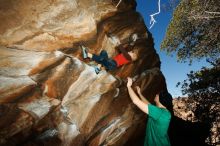 Bouldering in Hueco Tanks on 12/24/2018 with Blue Lizard Climbing and Yoga

Filename: SRM_20181224_1442420.jpg
Aperture: f/8.0
Shutter Speed: 1/250
Body: Canon EOS-1D Mark II
Lens: Canon EF 16-35mm f/2.8 L