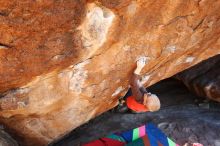 Bouldering in Hueco Tanks on 12/24/2018 with Blue Lizard Climbing and Yoga

Filename: SRM_20181224_1455590.jpg
Aperture: f/5.0
Shutter Speed: 1/320
Body: Canon EOS-1D Mark II
Lens: Canon EF 16-35mm f/2.8 L