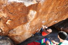 Bouldering in Hueco Tanks on 12/24/2018 with Blue Lizard Climbing and Yoga

Filename: SRM_20181224_1456440.jpg
Aperture: f/5.0
Shutter Speed: 1/250
Body: Canon EOS-1D Mark II
Lens: Canon EF 16-35mm f/2.8 L