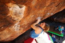 Bouldering in Hueco Tanks on 12/24/2018 with Blue Lizard Climbing and Yoga

Filename: SRM_20181224_1519050.jpg
Aperture: f/5.0
Shutter Speed: 1/400
Body: Canon EOS-1D Mark II
Lens: Canon EF 16-35mm f/2.8 L