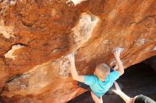 Bouldering in Hueco Tanks on 12/24/2018 with Blue Lizard Climbing and Yoga

Filename: SRM_20181224_1527200.jpg
Aperture: f/5.6
Shutter Speed: 1/320
Body: Canon EOS-1D Mark II
Lens: Canon EF 16-35mm f/2.8 L