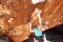 Bouldering in Hueco Tanks on 12/24/2018 with Blue Lizard Climbing and Yoga

Filename: SRM_20181224_1528460.jpg
Aperture: f/5.6
Shutter Speed: 1/320
Body: Canon EOS-1D Mark II
Lens: Canon EF 16-35mm f/2.8 L