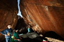 Bouldering in Hueco Tanks on 12/24/2018 with Blue Lizard Climbing and Yoga

Filename: SRM_20181224_1541500.jpg
Aperture: f/8.0
Shutter Speed: 1/250
Body: Canon EOS-1D Mark II
Lens: Canon EF 16-35mm f/2.8 L