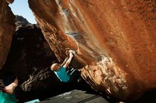 Bouldering in Hueco Tanks on 12/24/2018 with Blue Lizard Climbing and Yoga

Filename: SRM_20181224_1541590.jpg
Aperture: f/8.0
Shutter Speed: 1/250
Body: Canon EOS-1D Mark II
Lens: Canon EF 16-35mm f/2.8 L