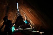 Bouldering in Hueco Tanks on 12/24/2018 with Blue Lizard Climbing and Yoga

Filename: SRM_20181224_1544550.jpg
Aperture: f/8.0
Shutter Speed: 1/250
Body: Canon EOS-1D Mark II
Lens: Canon EF 16-35mm f/2.8 L