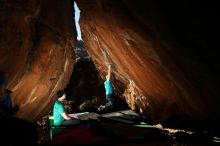Bouldering in Hueco Tanks on 12/24/2018 with Blue Lizard Climbing and Yoga

Filename: SRM_20181224_1545010.jpg
Aperture: f/8.0
Shutter Speed: 1/250
Body: Canon EOS-1D Mark II
Lens: Canon EF 16-35mm f/2.8 L