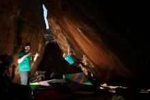 Bouldering in Hueco Tanks on 12/24/2018 with Blue Lizard Climbing and Yoga

Filename: SRM_20181224_1547300.jpg
Aperture: f/8.0
Shutter Speed: 1/250
Body: Canon EOS-1D Mark II
Lens: Canon EF 16-35mm f/2.8 L