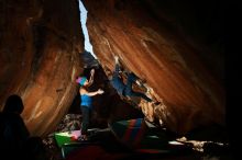 Bouldering in Hueco Tanks on 12/24/2018 with Blue Lizard Climbing and Yoga

Filename: SRM_20181224_1552100.jpg
Aperture: f/8.0
Shutter Speed: 1/250
Body: Canon EOS-1D Mark II
Lens: Canon EF 16-35mm f/2.8 L