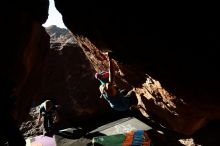 Bouldering in Hueco Tanks on 12/24/2018 with Blue Lizard Climbing and Yoga

Filename: SRM_20181224_1558460.jpg
Aperture: f/5.6
Shutter Speed: 1/250
Body: Canon EOS-1D Mark II
Lens: Canon EF 16-35mm f/2.8 L