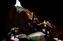 Bouldering in Hueco Tanks on 12/24/2018 with Blue Lizard Climbing and Yoga

Filename: SRM_20181224_1558490.jpg
Aperture: f/5.6
Shutter Speed: 1/250
Body: Canon EOS-1D Mark II
Lens: Canon EF 16-35mm f/2.8 L