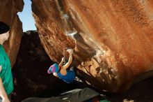 Bouldering in Hueco Tanks on 12/24/2018 with Blue Lizard Climbing and Yoga

Filename: SRM_20181224_1610500.jpg
Aperture: f/8.0
Shutter Speed: 1/250
Body: Canon EOS-1D Mark II
Lens: Canon EF 16-35mm f/2.8 L