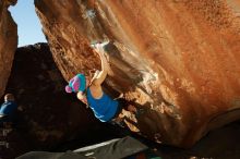 Bouldering in Hueco Tanks on 12/24/2018 with Blue Lizard Climbing and Yoga

Filename: SRM_20181224_1610570.jpg
Aperture: f/8.0
Shutter Speed: 1/250
Body: Canon EOS-1D Mark II
Lens: Canon EF 16-35mm f/2.8 L