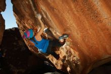 Bouldering in Hueco Tanks on 12/24/2018 with Blue Lizard Climbing and Yoga

Filename: SRM_20181224_1611050.jpg
Aperture: f/8.0
Shutter Speed: 1/250
Body: Canon EOS-1D Mark II
Lens: Canon EF 16-35mm f/2.8 L