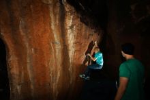 Bouldering in Hueco Tanks on 12/24/2018 with Blue Lizard Climbing and Yoga

Filename: SRM_20181224_1617340.jpg
Aperture: f/8.0
Shutter Speed: 1/250
Body: Canon EOS-1D Mark II
Lens: Canon EF 16-35mm f/2.8 L