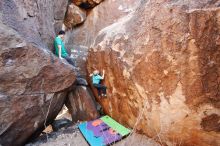 Bouldering in Hueco Tanks on 12/24/2018 with Blue Lizard Climbing and Yoga

Filename: SRM_20181224_1627120.jpg
Aperture: f/4.0
Shutter Speed: 1/160
Body: Canon EOS-1D Mark II
Lens: Canon EF 16-35mm f/2.8 L