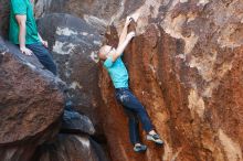 Bouldering in Hueco Tanks on 12/24/2018 with Blue Lizard Climbing and Yoga

Filename: SRM_20181224_1629140.jpg
Aperture: f/3.2
Shutter Speed: 1/200
Body: Canon EOS-1D Mark II
Lens: Canon EF 50mm f/1.8 II