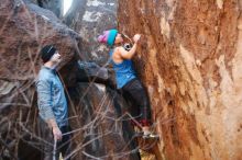 Bouldering in Hueco Tanks on 12/24/2018 with Blue Lizard Climbing and Yoga

Filename: SRM_20181224_1642390.jpg
Aperture: f/2.8
Shutter Speed: 1/200
Body: Canon EOS-1D Mark II
Lens: Canon EF 50mm f/1.8 II