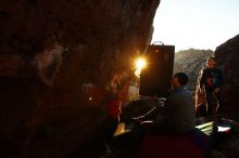 Bouldering in Hueco Tanks on 12/24/2018 with Blue Lizard Climbing and Yoga

Filename: SRM_20181224_1750420.jpg
Aperture: f/9.0
Shutter Speed: 1/200
Body: Canon EOS-1D Mark II
Lens: Canon EF 16-35mm f/2.8 L