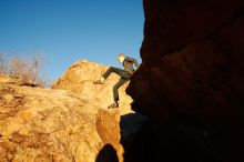 Bouldering in Hueco Tanks on 12/24/2018 with Blue Lizard Climbing and Yoga

Filename: SRM_20181224_1752400.jpg
Aperture: f/10.0
Shutter Speed: 1/200
Body: Canon EOS-1D Mark II
Lens: Canon EF 16-35mm f/2.8 L