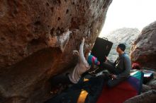 Bouldering in Hueco Tanks on 12/24/2018 with Blue Lizard Climbing and Yoga

Filename: SRM_20181224_1759230.jpg
Aperture: f/4.5
Shutter Speed: 1/160
Body: Canon EOS-1D Mark II
Lens: Canon EF 16-35mm f/2.8 L