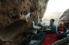 Bouldering in Hueco Tanks on 12/24/2018 with Blue Lizard Climbing and Yoga

Filename: SRM_20181224_1801220.jpg
Aperture: f/4.5
Shutter Speed: 1/160
Body: Canon EOS-1D Mark II
Lens: Canon EF 16-35mm f/2.8 L