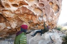 Bouldering in Hueco Tanks on 12/30/2018 with Blue Lizard Climbing and Yoga

Filename: SRM_20181230_1030110.jpg
Aperture: f/4.5
Shutter Speed: 1/200
Body: Canon EOS-1D Mark II
Lens: Canon EF 16-35mm f/2.8 L