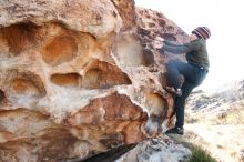 Bouldering in Hueco Tanks on 12/30/2018 with Blue Lizard Climbing and Yoga

Filename: SRM_20181230_1030590.jpg
Aperture: f/5.6
Shutter Speed: 1/200
Body: Canon EOS-1D Mark II
Lens: Canon EF 16-35mm f/2.8 L