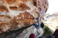 Bouldering in Hueco Tanks on 12/30/2018 with Blue Lizard Climbing and Yoga

Filename: SRM_20181230_1031550.jpg
Aperture: f/5.6
Shutter Speed: 1/200
Body: Canon EOS-1D Mark II
Lens: Canon EF 16-35mm f/2.8 L