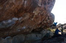Bouldering in Hueco Tanks on 12/30/2018 with Blue Lizard Climbing and Yoga

Filename: SRM_20181230_1045310.jpg
Aperture: f/10.0
Shutter Speed: 1/250
Body: Canon EOS-1D Mark II
Lens: Canon EF 16-35mm f/2.8 L