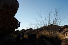 Bouldering in Hueco Tanks on 12/30/2018 with Blue Lizard Climbing and Yoga

Filename: SRM_20181230_1045430.jpg
Aperture: f/20.0
Shutter Speed: 1/250
Body: Canon EOS-1D Mark II
Lens: Canon EF 16-35mm f/2.8 L