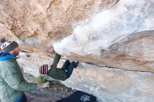 Bouldering in Hueco Tanks on 12/30/2018 with Blue Lizard Climbing and Yoga

Filename: SRM_20181230_1104030.jpg
Aperture: f/4.0
Shutter Speed: 1/200
Body: Canon EOS-1D Mark II
Lens: Canon EF 16-35mm f/2.8 L