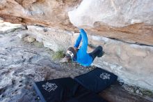 Bouldering in Hueco Tanks on 12/30/2018 with Blue Lizard Climbing and Yoga

Filename: SRM_20181230_1110340.jpg
Aperture: f/4.0
Shutter Speed: 1/200
Body: Canon EOS-1D Mark II
Lens: Canon EF 16-35mm f/2.8 L