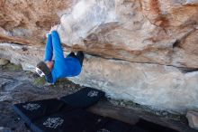 Bouldering in Hueco Tanks on 12/30/2018 with Blue Lizard Climbing and Yoga

Filename: SRM_20181230_1110440.jpg
Aperture: f/5.0
Shutter Speed: 1/200
Body: Canon EOS-1D Mark II
Lens: Canon EF 16-35mm f/2.8 L