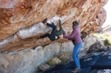 Bouldering in Hueco Tanks on 12/30/2018 with Blue Lizard Climbing and Yoga

Filename: SRM_20181230_1118430.jpg
Aperture: f/5.6
Shutter Speed: 1/250
Body: Canon EOS-1D Mark II
Lens: Canon EF 16-35mm f/2.8 L