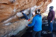 Bouldering in Hueco Tanks on 12/30/2018 with Blue Lizard Climbing and Yoga

Filename: SRM_20181230_1124420.jpg
Aperture: f/5.6
Shutter Speed: 1/250
Body: Canon EOS-1D Mark II
Lens: Canon EF 16-35mm f/2.8 L