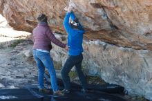Bouldering in Hueco Tanks on 12/30/2018 with Blue Lizard Climbing and Yoga

Filename: SRM_20181230_1127180.jpg
Aperture: f/3.5
Shutter Speed: 1/320
Body: Canon EOS-1D Mark II
Lens: Canon EF 50mm f/1.8 II